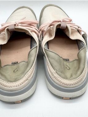 OluKai Women's Miki Li Slip On Sneaker Women's Size 8.5 - Pink Pearl Gray